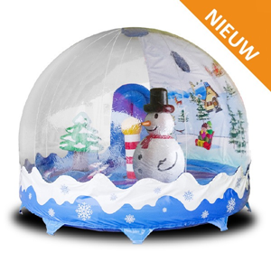 Springkussen Winter Globe Springkussen Winter Globe